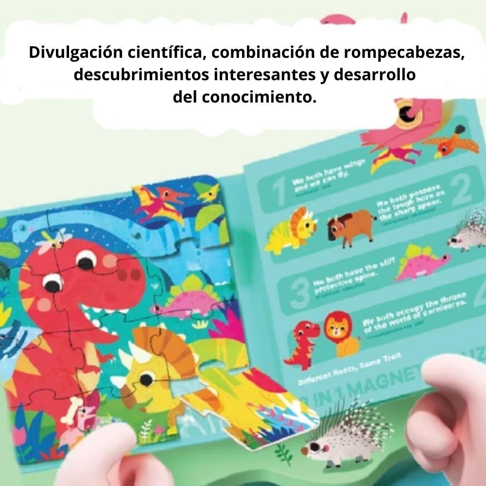 Puzzle magnético 3 en 1 Dinos - Jarmelo