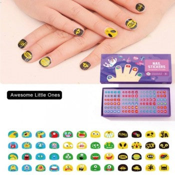 Set 540 Stickers waterproof para uñas Awesome Little Ones - Jarmelo