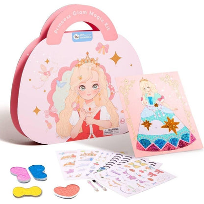 Kit creativo 4 en1 maquillaje y manualidades PRINCESS GLAM - Jarmelo