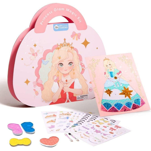 Kit creativo 4 en1 maquillaje y manualidades PRINCESS GLAM - Jarmelo