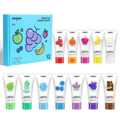 Pintura de dedos perfumada 12 ud. - Jarmelo