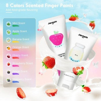 Pintura de dedos perfumada 12 ud. - Jarmelo