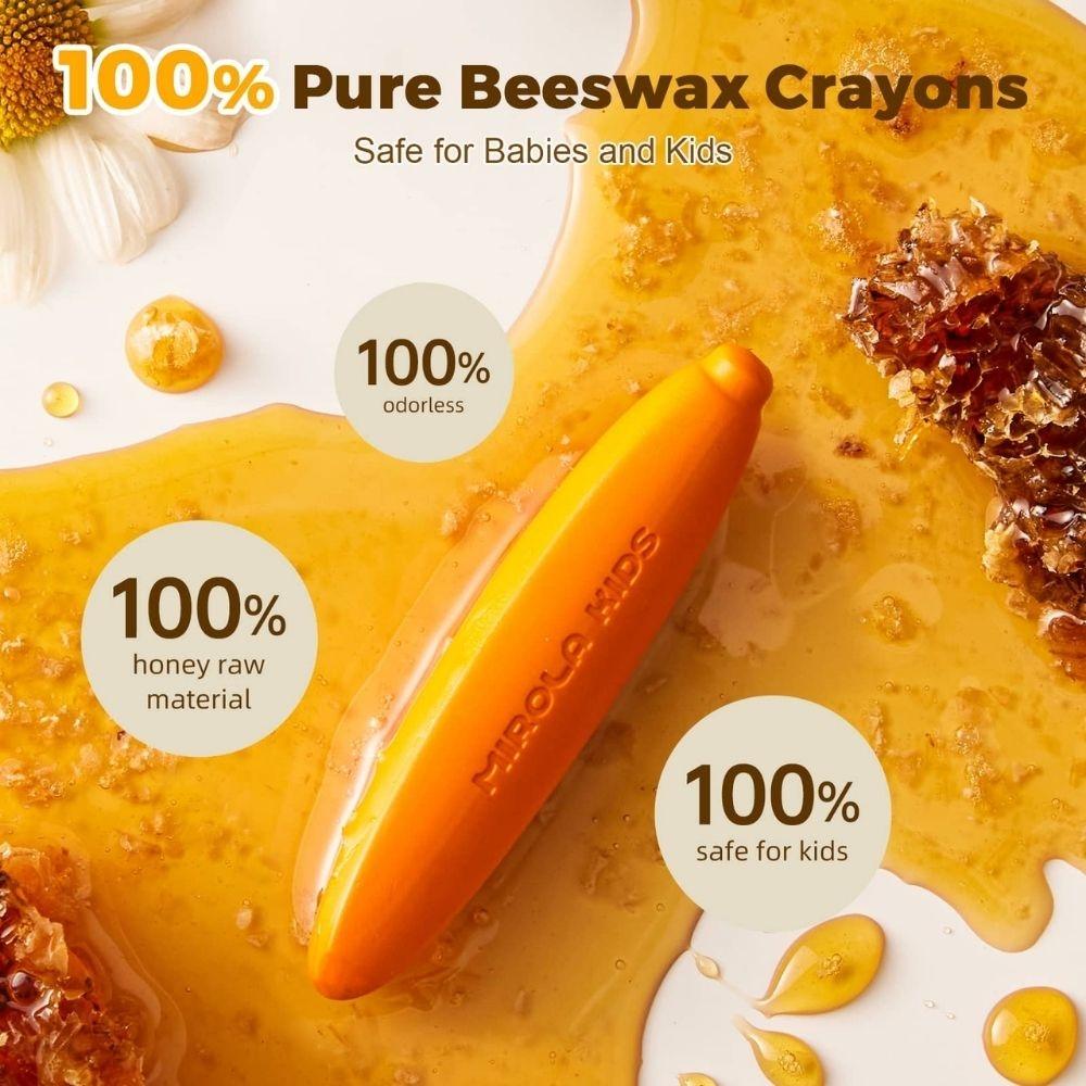 Crayones Banana de cera de abeja - Jarmelo
