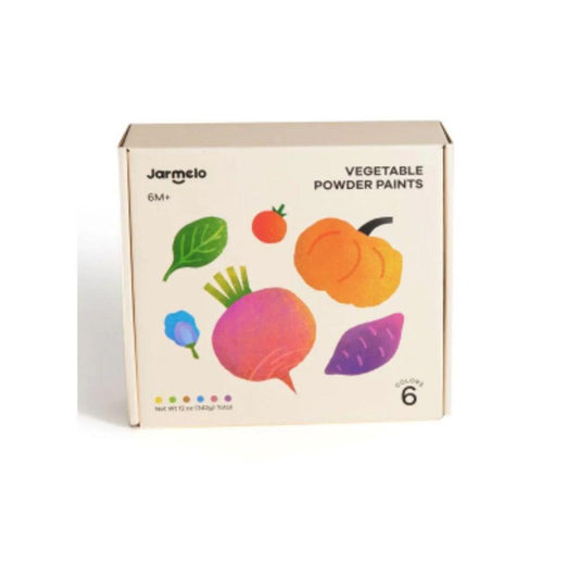 Caja con 6 pintura vegetal en polvo natural - Jarmelo