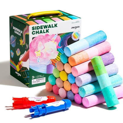 Tizas lavables - RAINBOW 24 uds. + 2 soportes - Jarmelo