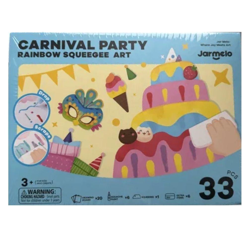 Kit dibujo creativo con espátula CARNIVAL PARTY - Jarmelo