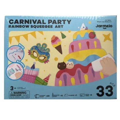 Kit dibujo creativo con espátula CARNIVAL PARTY - Jarmelo