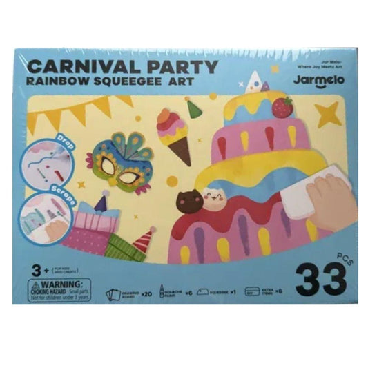 Kit dibujo creativo con espátula CARNIVAL PARTY - Jarmelo