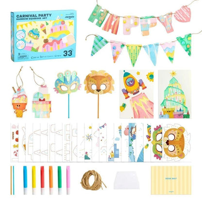 Kit dibujo creativo con espátula CARNIVAL PARTY - Jarmelo