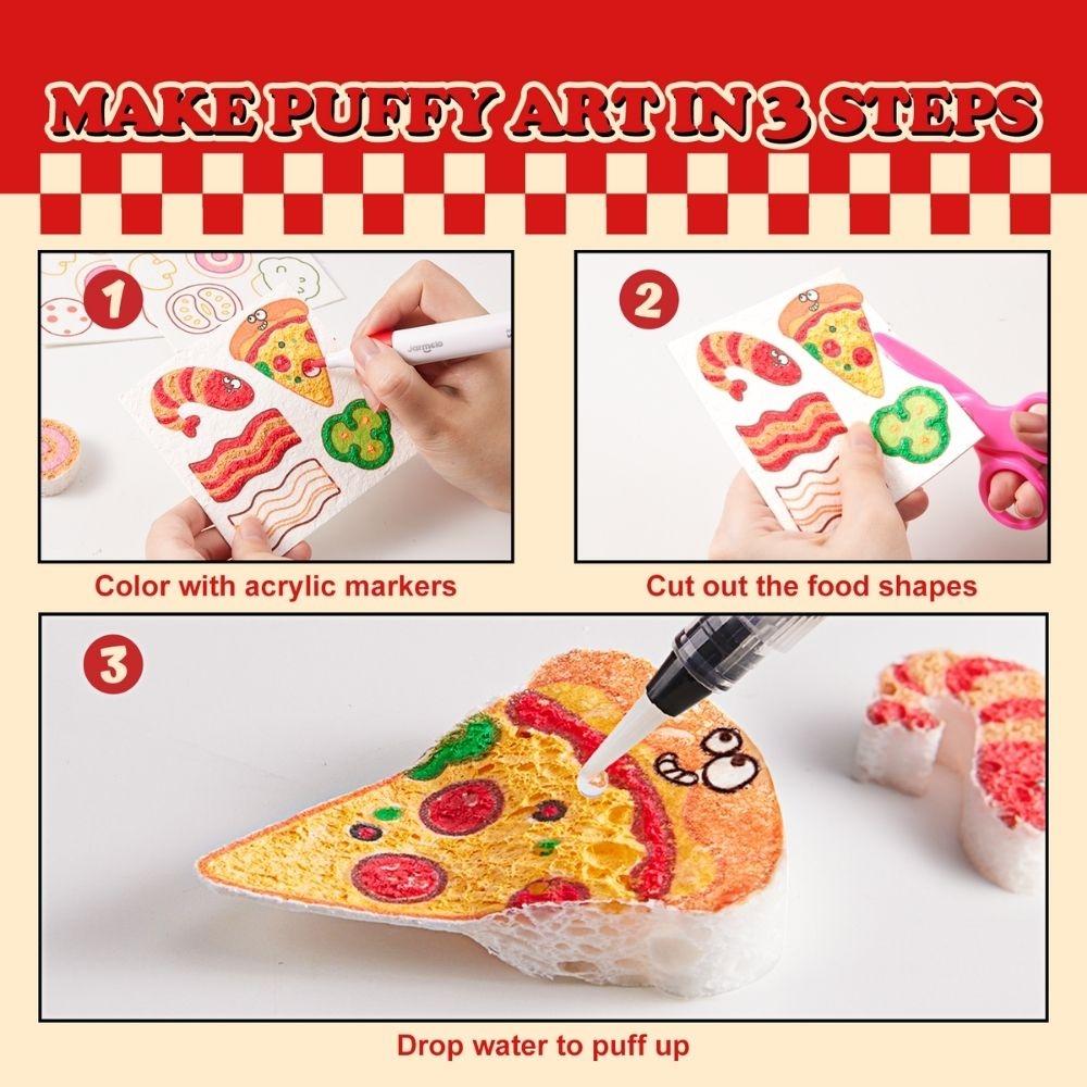 Set Pizza de pintura de espuma  - Jarmelo