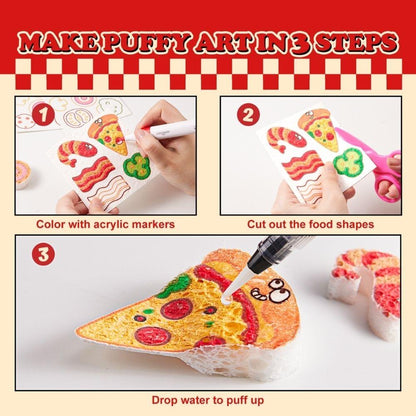 Set Pizza de pintura de espuma  - Jarmelo