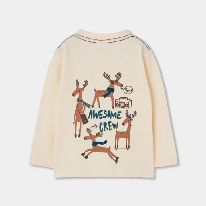 Camiseta Beige Reno Paracaidas - Boboli