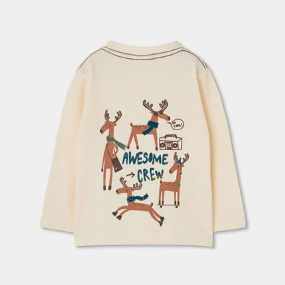 Camiseta Beige Reno Paracaidas - Boboli