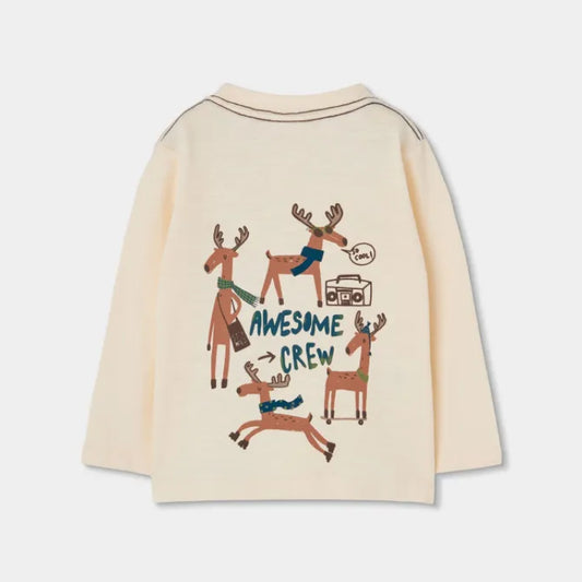 Camiseta Beige Reno Paracaidas - Boboli