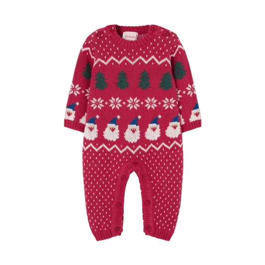 Pelele de Punto Navideño Rojo – Boboli