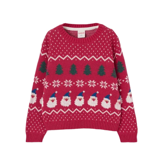 Jersey Navideño Adulto Rojo Papá Noel – Boboli