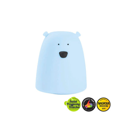 Lámpara de silicona Oso Azul Pequeña - Rabbit & Friends