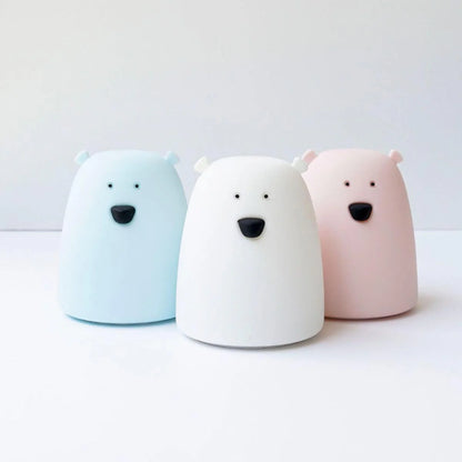 Lámpara de silicona Oso Azul Pequeña - Rabbit & Friends