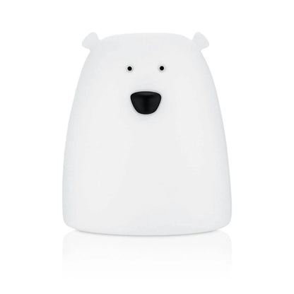 Lámpara de silicona Oso Blanco Pequeña - Rabbit & Friends