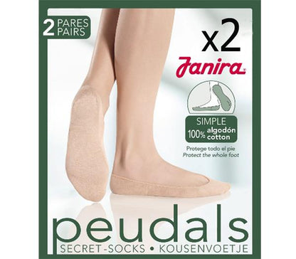 Peudal o pinky Algodón simple beige Janira