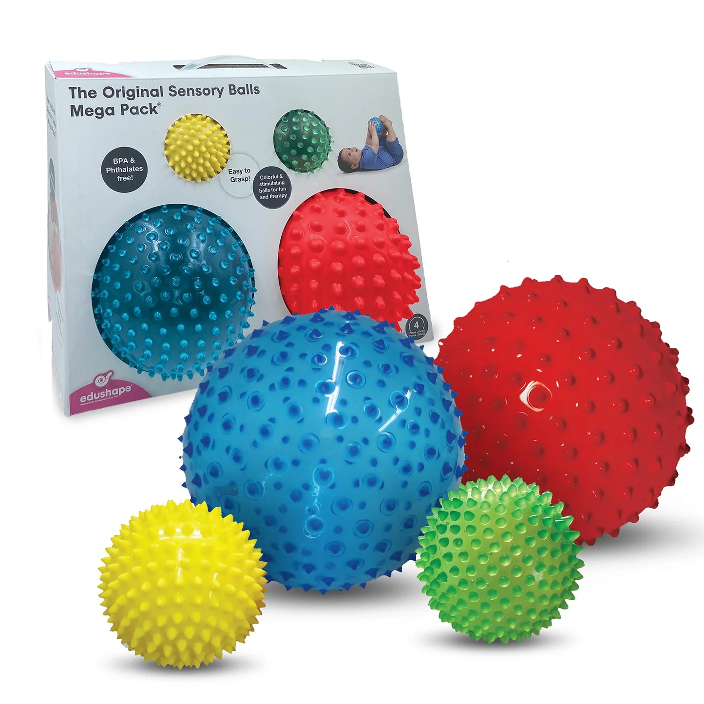 Pelotas sensoriales mega pack colores - Edushape