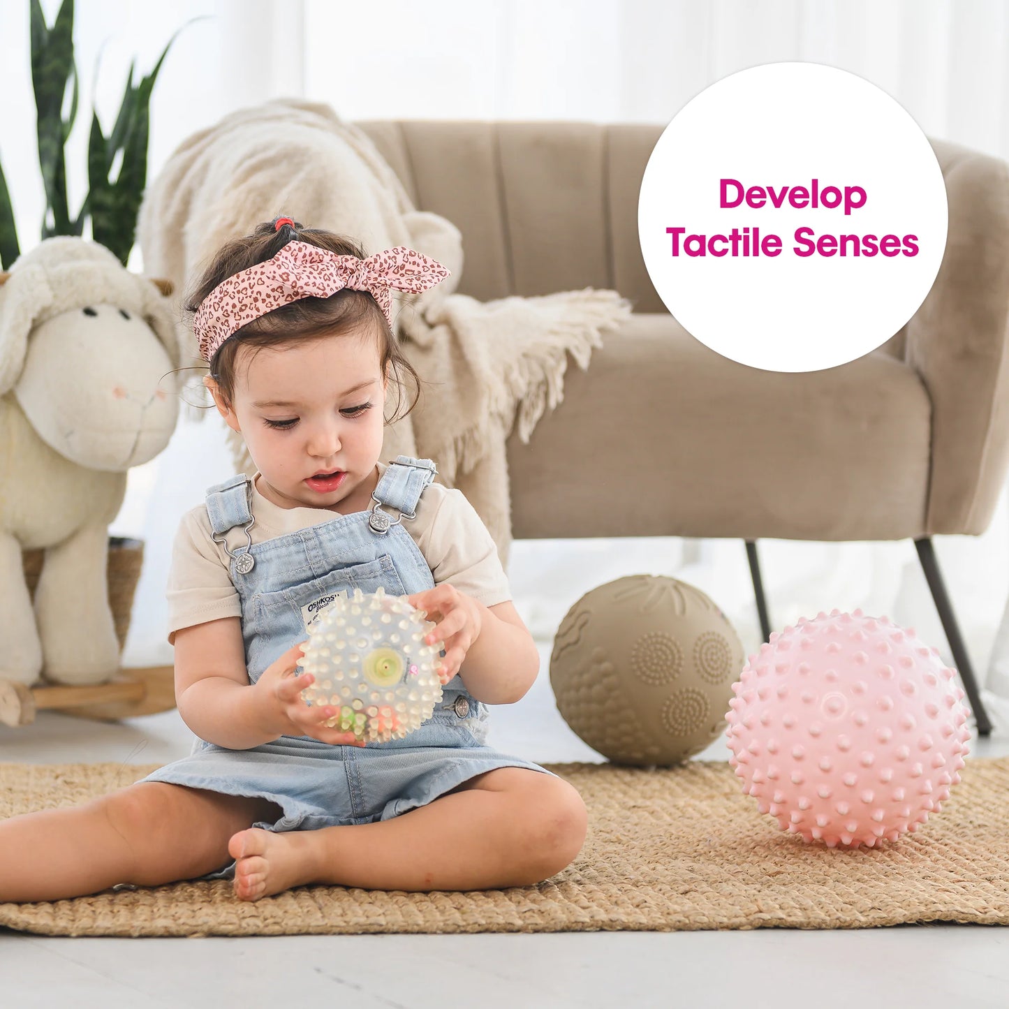 Pelotas sensoriales mega pack boho - Edushape