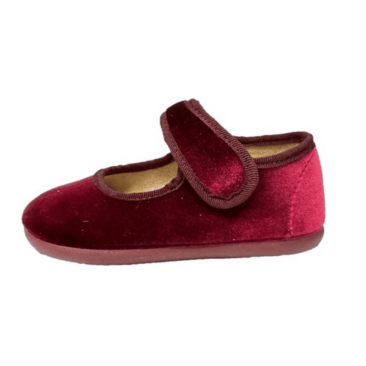 Merceditas barefoot terciopelo X22 burdeos - Batilas