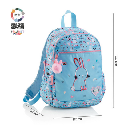 Mochila doble Lisboa reciclada Bunny Bliss - Miquelrius