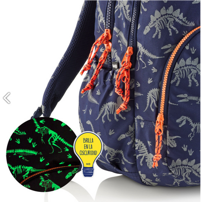 Mochila Triple Oslo reciclada Dinoworld - Miquelrius