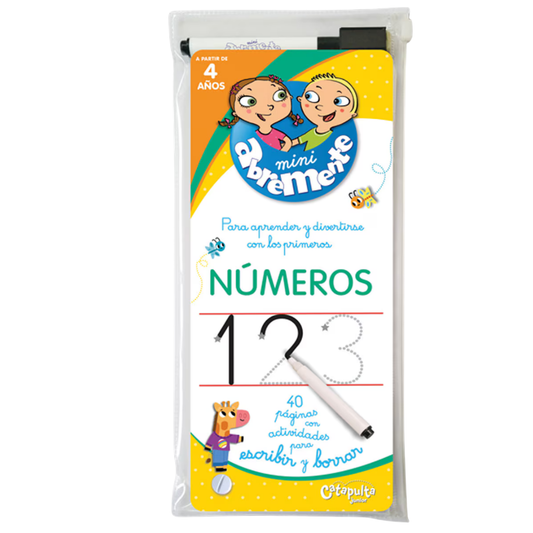 Mini Abremente. Para aprender y divertirse con la letra. Números