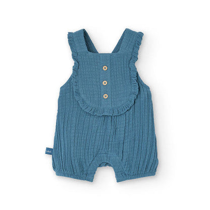 Conjunto peto y camisa niña estampado verde - Boboli