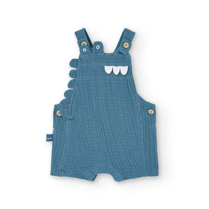 Conjunto peto y camisa animales verde - Boboli