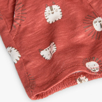 Conjunto niño motivo León tonos tierra - Boboli