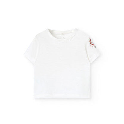 Conjunto peto y camisa cuadros tonos tierra - Boboli