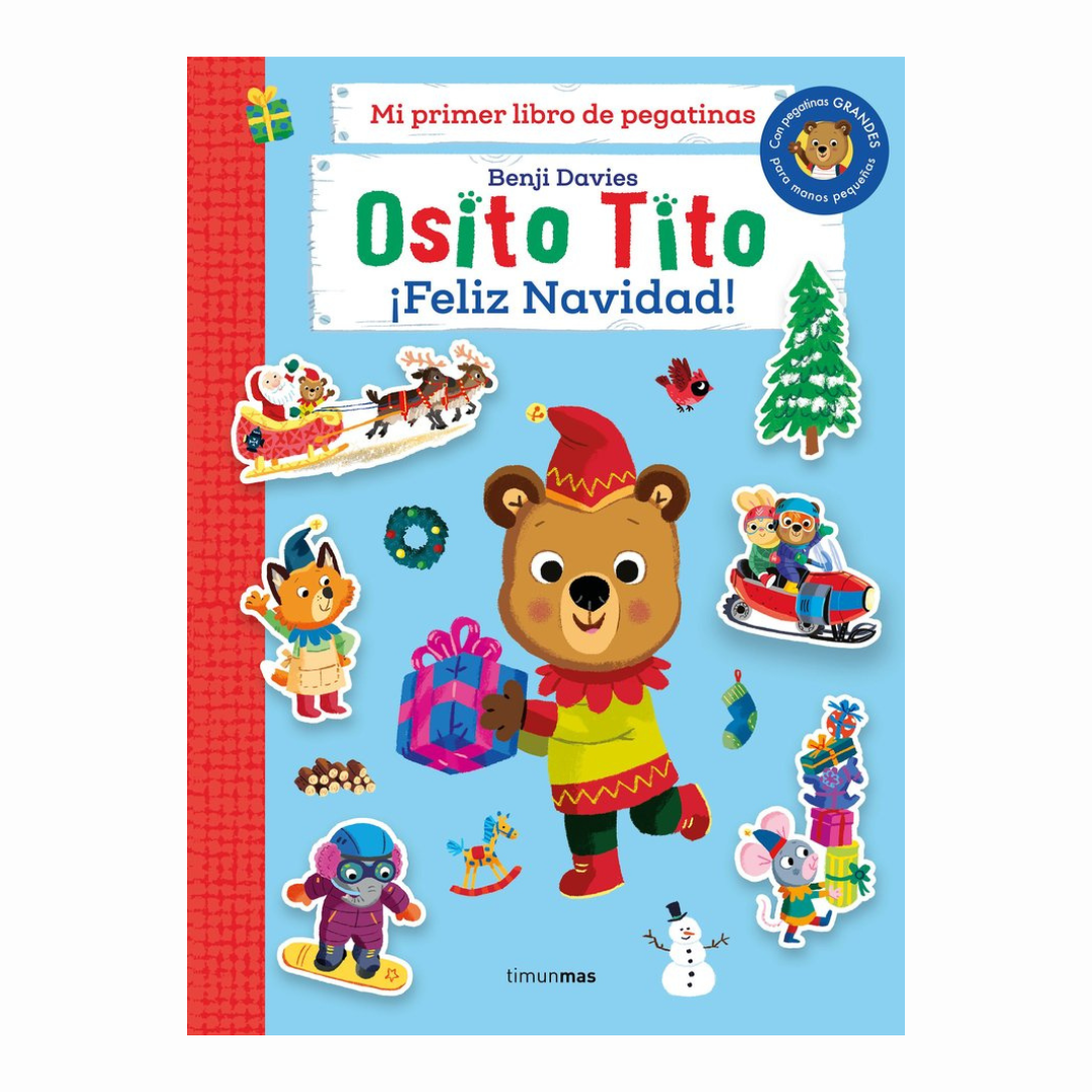 Osito Tito - Mi primer libro de pegatinas. Navidad