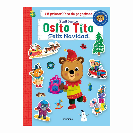 Osito Tito - Mi primer libro de pegatinas. Navidad