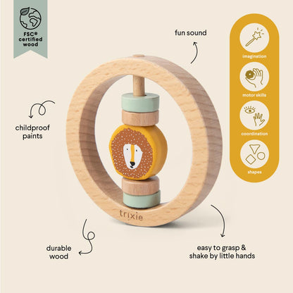Sonajero redondo de madera Mr. Lion - Trixie
