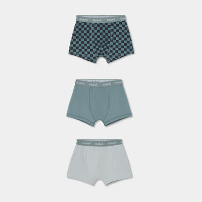 Pack 3 Boxer Cuadros Verdes - Boboli
