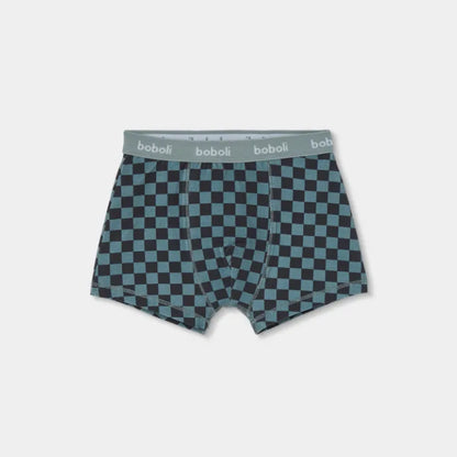 Pack 3 Boxer Cuadros Verdes - Boboli