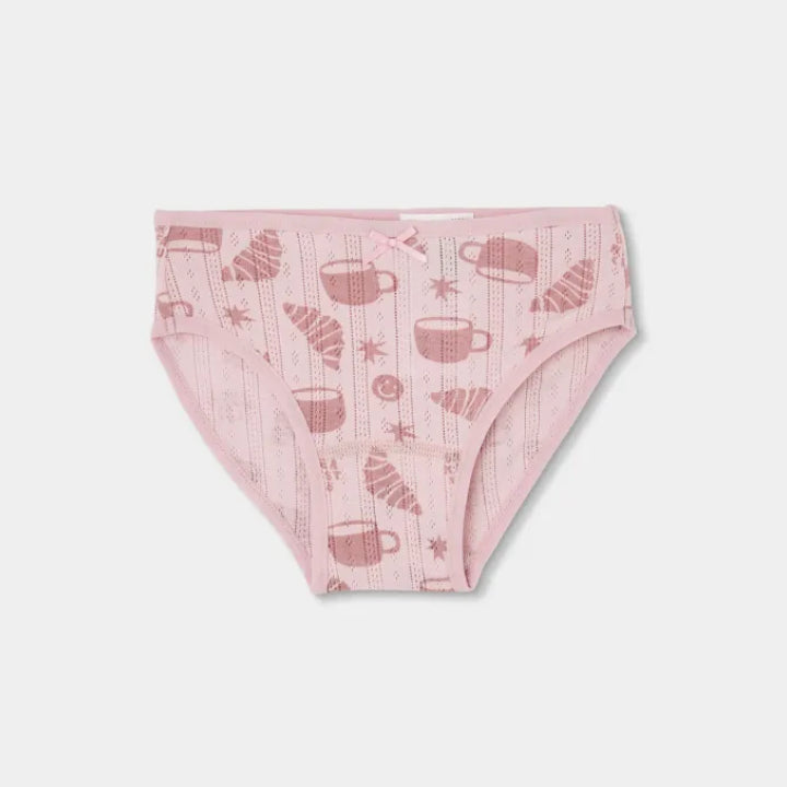 Pack 3 braguitas algodón Desayuno Rosa - Boboli