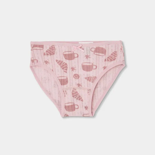 Pack 3 braguitas algodón Desayuno Rosa - Boboli