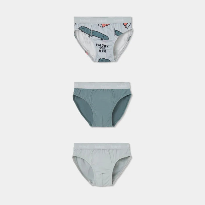 Pack 3 Slip Skate Azul - Boboli