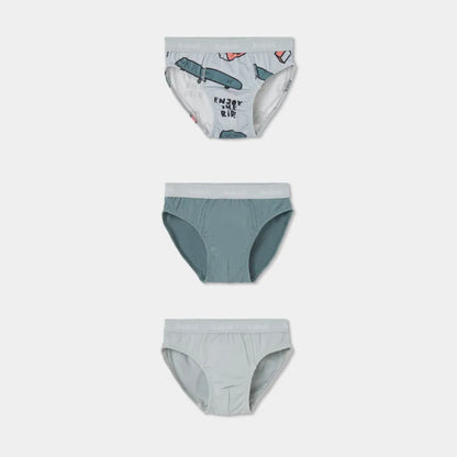 Pack 3 Slip Skate Azul - Boboli