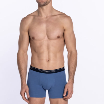 Pack 3 bóxers algodón azul y verde - Punto Blanco