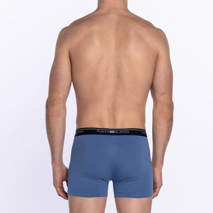 Pack 3 bóxers algodón azul y verde - Punto Blanco