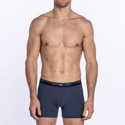 Pack 3 bóxers algodón azul y verde - Punto Blanco