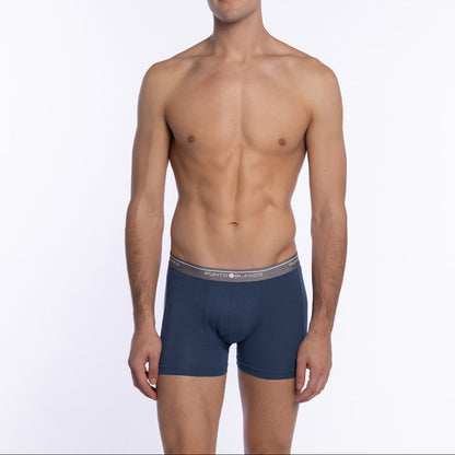 Pack 3 bóxers algodón azul, marino y gris - Punto Blanco