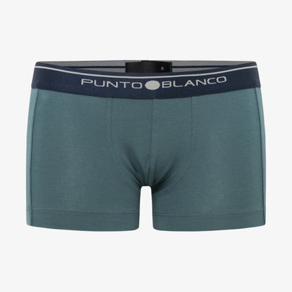 Pack 3 bóxers algodón azul, marino y verde niño - Punto Blanco