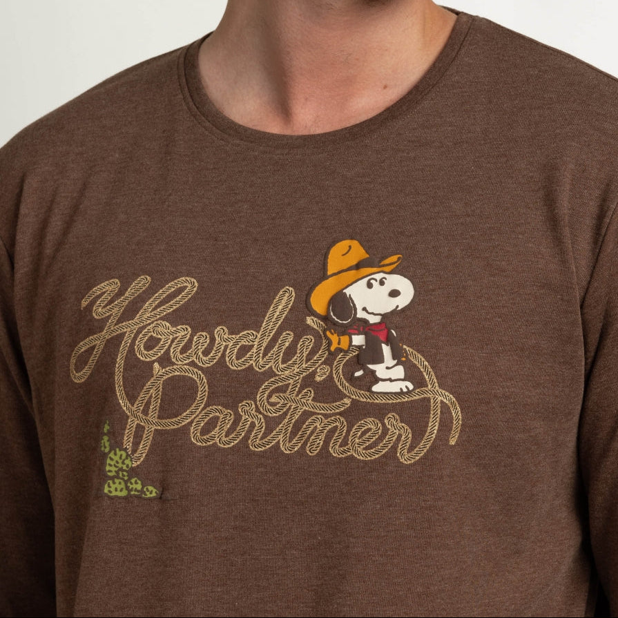 Pijama Manga Larga Peanuts Country Club Hombre – Admas