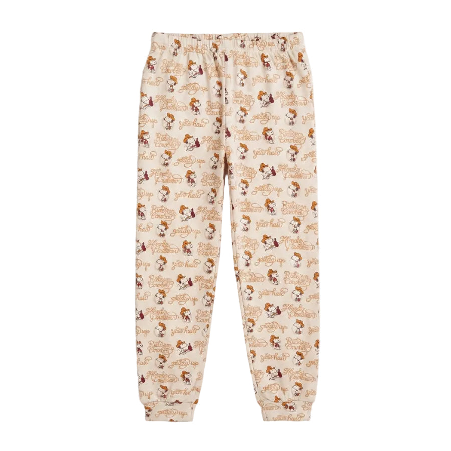 Pijama Infantil Manga Larga Peanuts Country Club - Admas